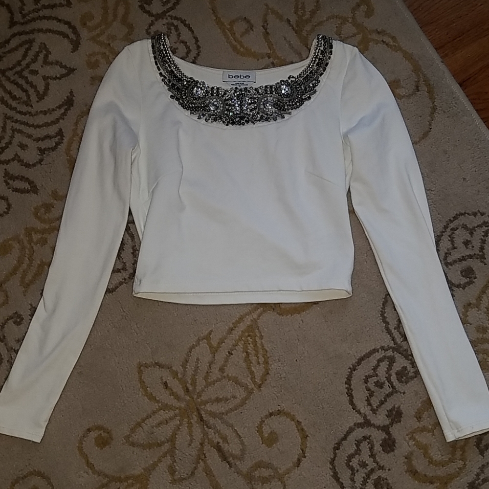 Babe crystal crop top